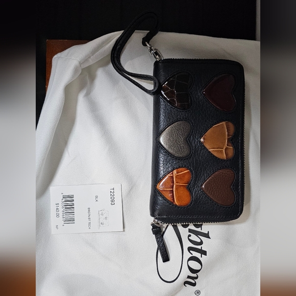 Black Brighton-Molly Heart stamp Purse and Wallet - Picture 14 of 16